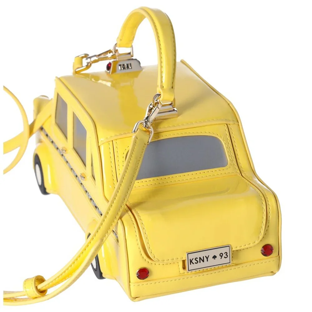 Kate Spade 3D NYC Taxi Yellow Cab Crossbody Bag KI975 Novelty Collection_5